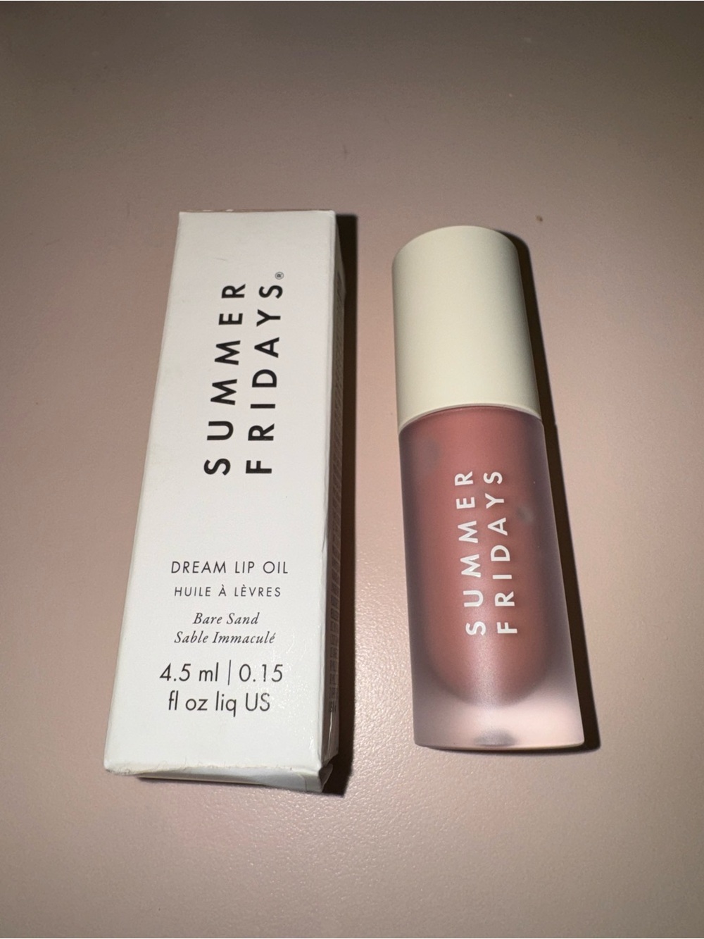 Summer Fridays Dream Lip Oil — Bare Sand Nude